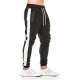 SA172 - Men's Workout Joggers Stripe Gym Pants